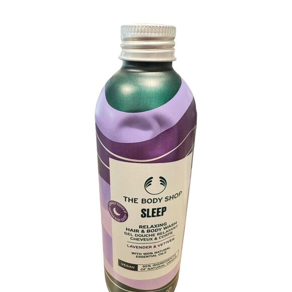 2x -The Body Shop Sleep Relaxing Hair & Body Wash Lavender & Vetiver 6.7 Oz Each - Picture 2 of 9